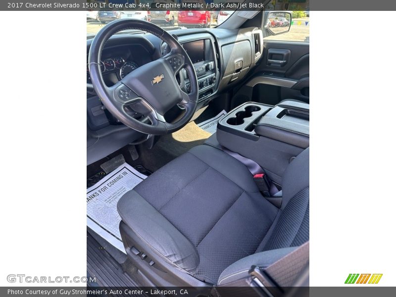  2017 Silverado 1500 LT Crew Cab 4x4 Dark Ash/Jet Black Interior