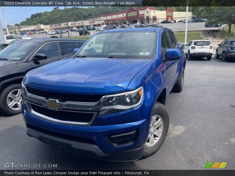 Kinetic Blue Metallic / Jet Black 2020 Chevrolet Colorado WT Crew Cab 4x4