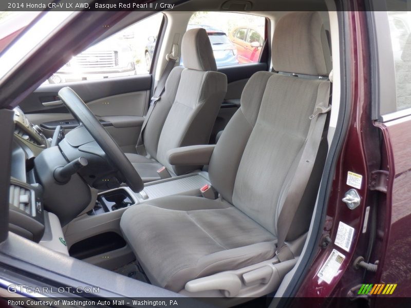 Basque Red Pearl II / Gray 2014 Honda CR-V LX AWD