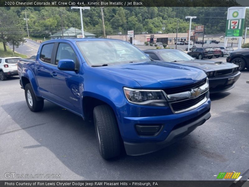 Kinetic Blue Metallic / Jet Black 2020 Chevrolet Colorado WT Crew Cab 4x4