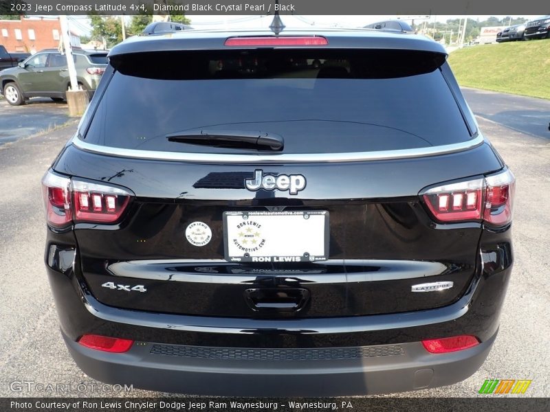 Diamond Black Crystal Pearl / Black 2023 Jeep Compass Latitude 4x4