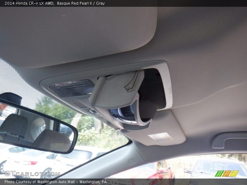 Basque Red Pearl II / Gray 2014 Honda CR-V LX AWD