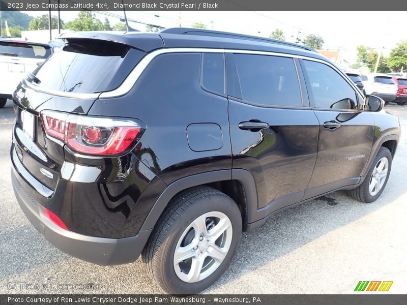 Diamond Black Crystal Pearl / Black 2023 Jeep Compass Latitude 4x4