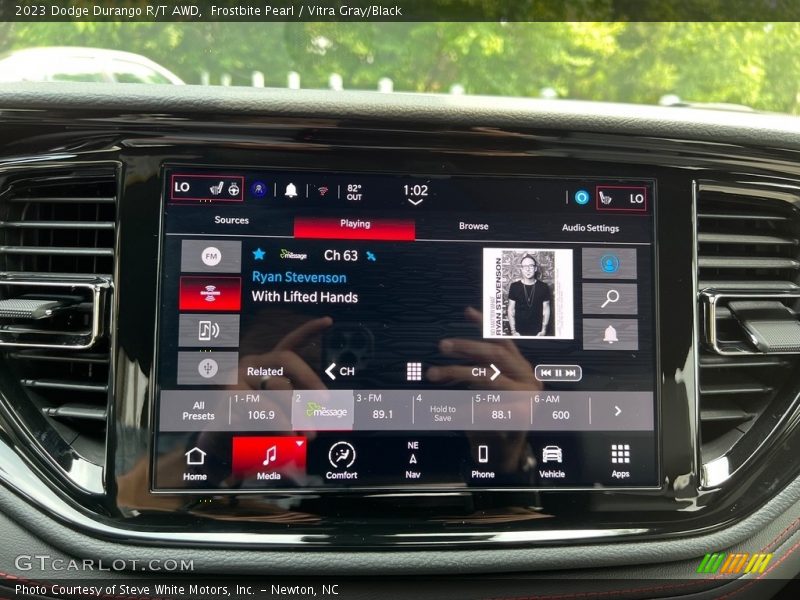 Controls of 2023 Durango R/T AWD