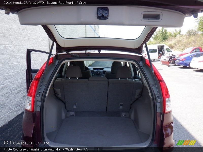 Basque Red Pearl II / Gray 2014 Honda CR-V LX AWD