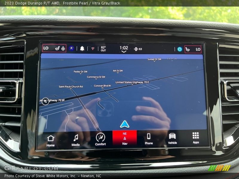 Navigation of 2023 Durango R/T AWD