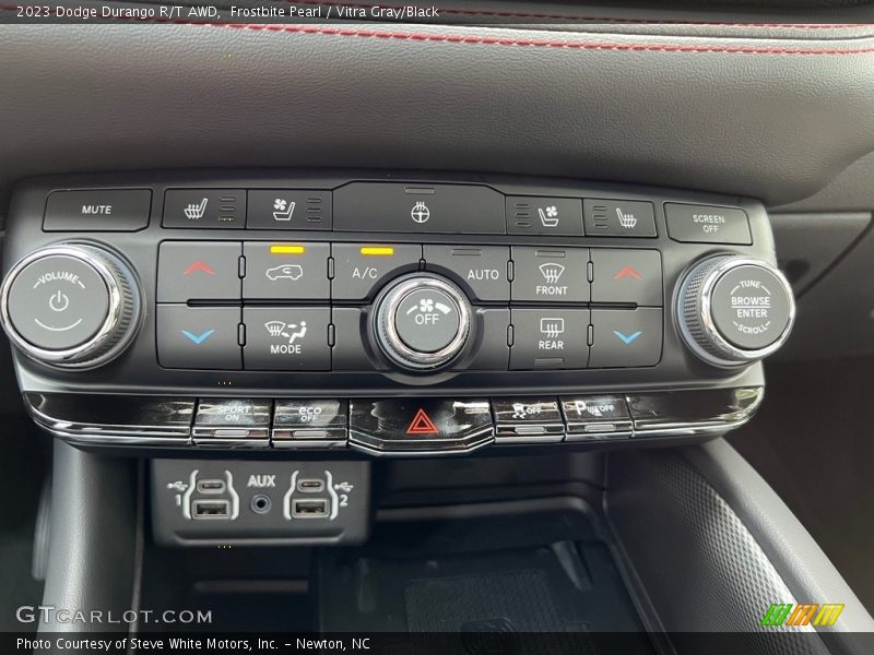 Controls of 2023 Durango R/T AWD