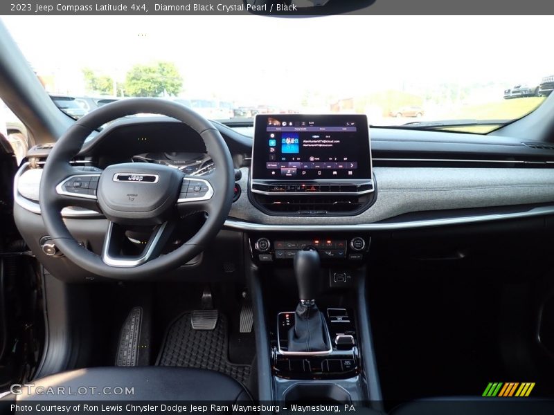 Diamond Black Crystal Pearl / Black 2023 Jeep Compass Latitude 4x4