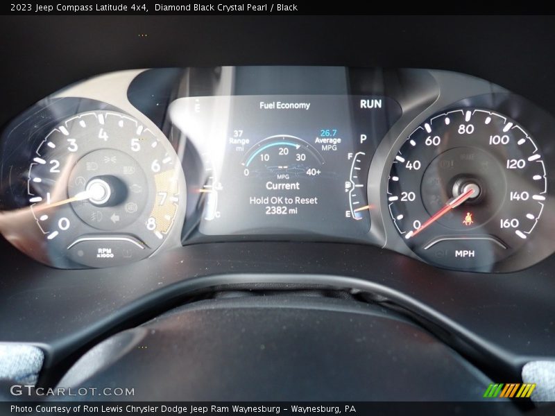 Diamond Black Crystal Pearl / Black 2023 Jeep Compass Latitude 4x4