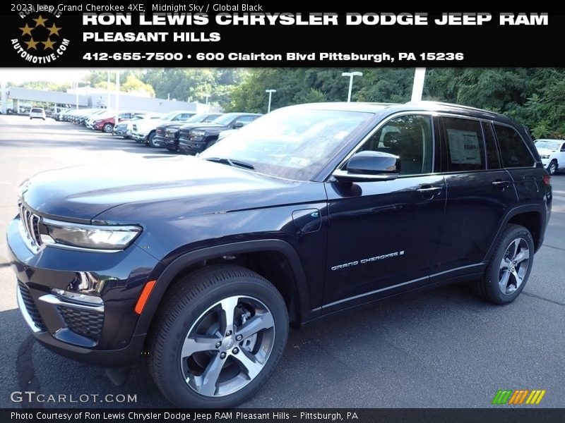 Midnight Sky / Global Black 2023 Jeep Grand Cherokee 4XE