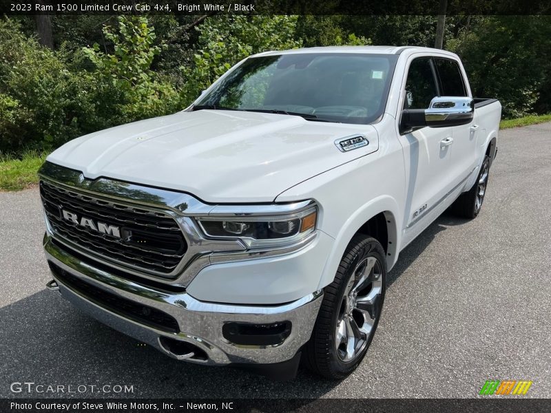 Bright White / Black 2023 Ram 1500 Limited Crew Cab 4x4