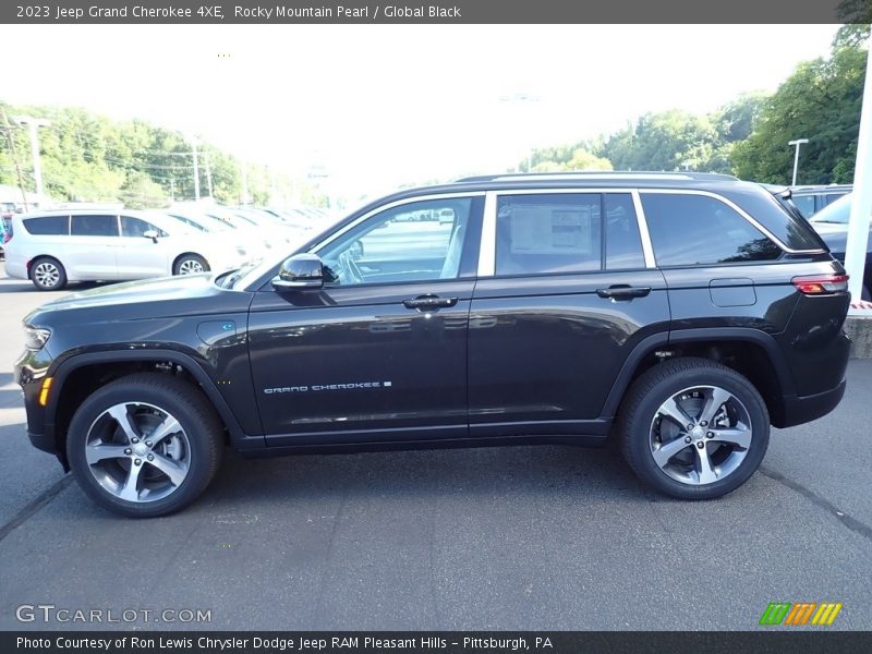 Rocky Mountain Pearl / Global Black 2023 Jeep Grand Cherokee 4XE