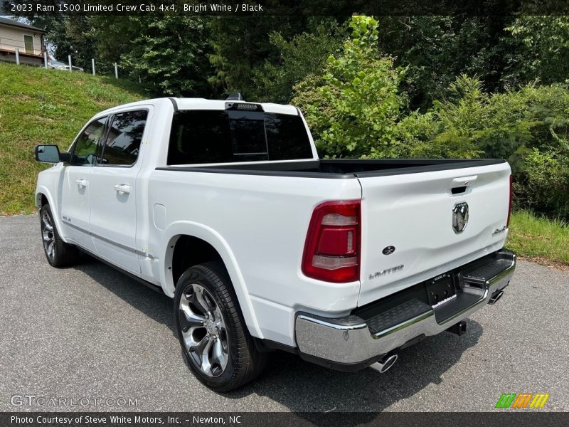 Bright White / Black 2023 Ram 1500 Limited Crew Cab 4x4