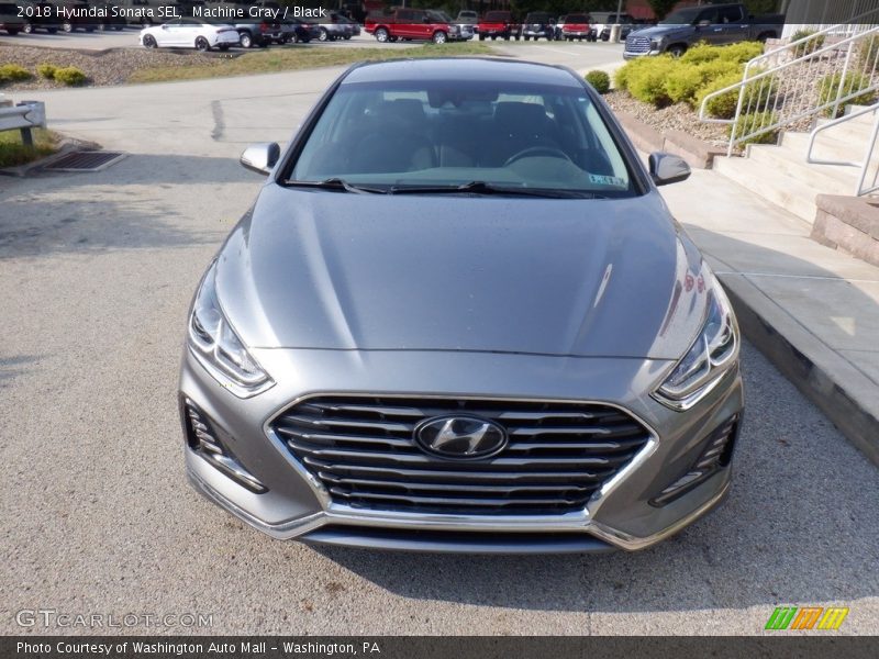 Machine Gray / Black 2018 Hyundai Sonata SEL