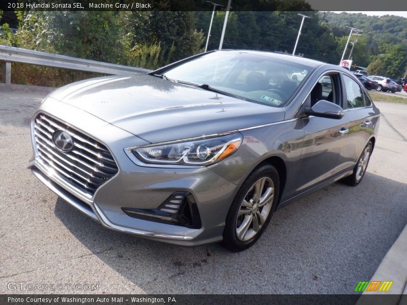 Machine Gray / Black 2018 Hyundai Sonata SEL