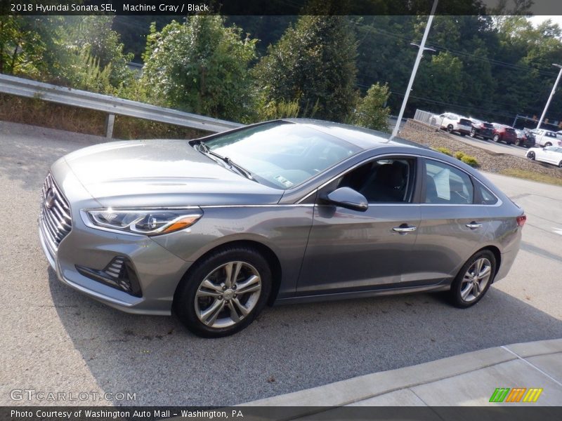 Machine Gray / Black 2018 Hyundai Sonata SEL