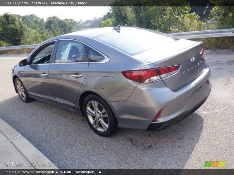 Machine Gray / Black 2018 Hyundai Sonata SEL