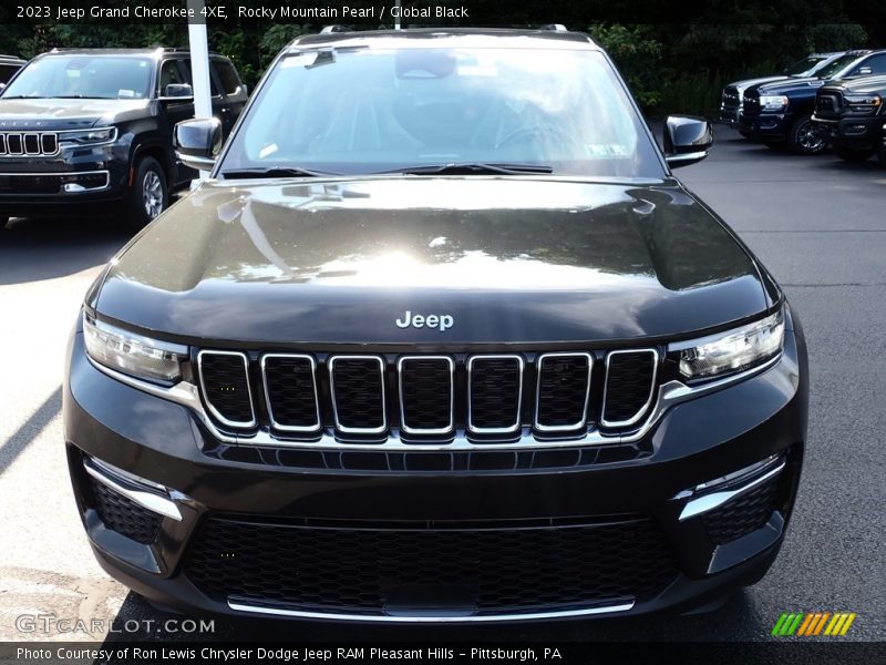 Rocky Mountain Pearl / Global Black 2023 Jeep Grand Cherokee 4XE