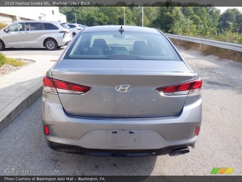 Machine Gray / Black 2018 Hyundai Sonata SEL
