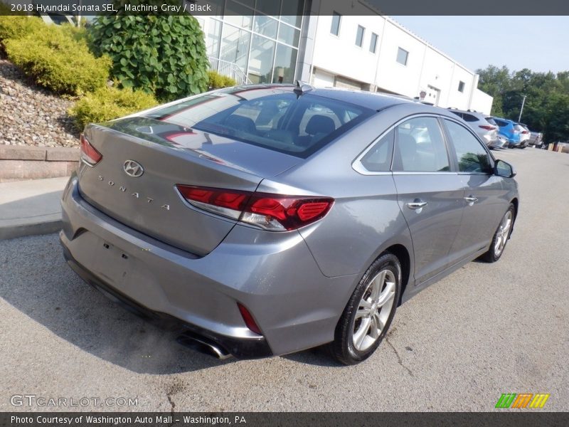 Machine Gray / Black 2018 Hyundai Sonata SEL