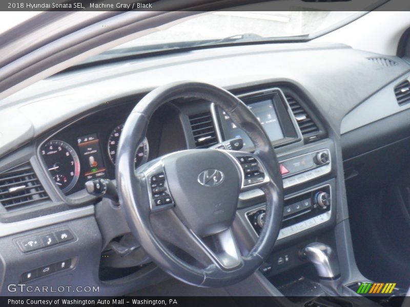 Machine Gray / Black 2018 Hyundai Sonata SEL