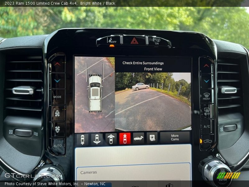 Bright White / Black 2023 Ram 1500 Limited Crew Cab 4x4