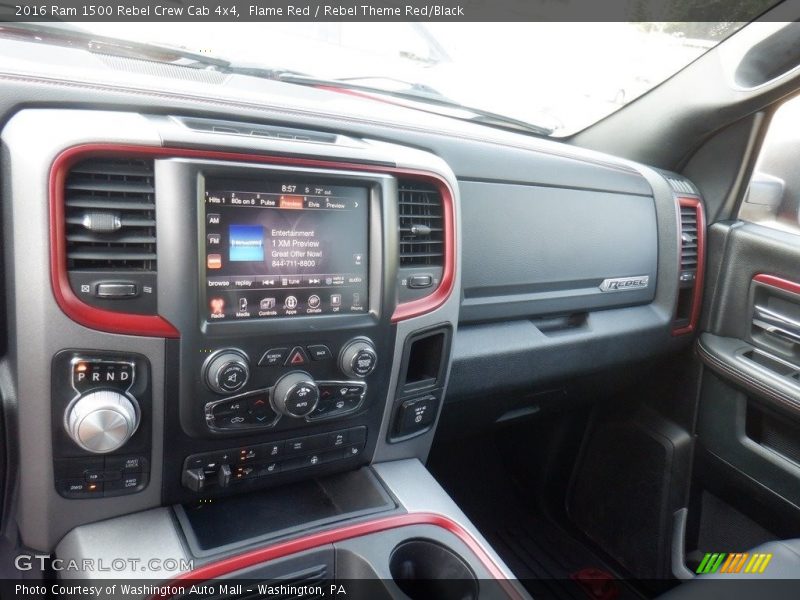 Flame Red / Rebel Theme Red/Black 2016 Ram 1500 Rebel Crew Cab 4x4