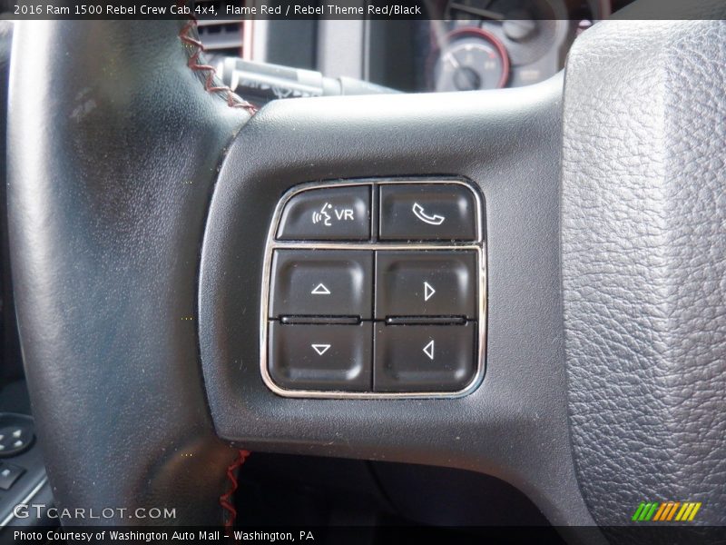 Flame Red / Rebel Theme Red/Black 2016 Ram 1500 Rebel Crew Cab 4x4