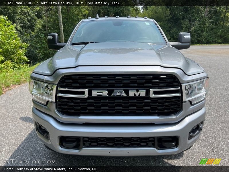 Billet Silver Metallic / Black 2023 Ram 3500 Big Horn Crew Cab 4x4