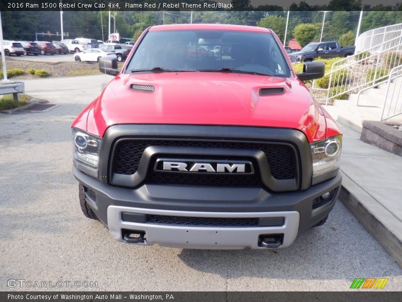 Flame Red / Rebel Theme Red/Black 2016 Ram 1500 Rebel Crew Cab 4x4