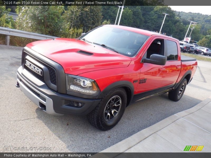 Flame Red / Rebel Theme Red/Black 2016 Ram 1500 Rebel Crew Cab 4x4