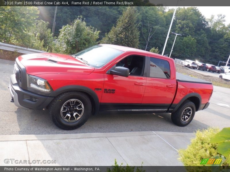 Flame Red / Rebel Theme Red/Black 2016 Ram 1500 Rebel Crew Cab 4x4