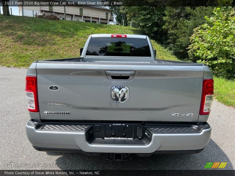 Billet Silver Metallic / Black 2023 Ram 3500 Big Horn Crew Cab 4x4