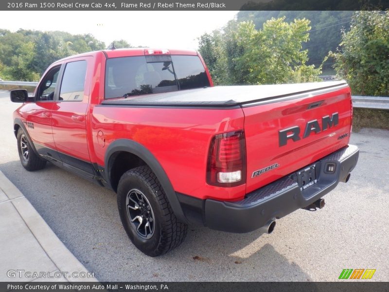 Flame Red / Rebel Theme Red/Black 2016 Ram 1500 Rebel Crew Cab 4x4