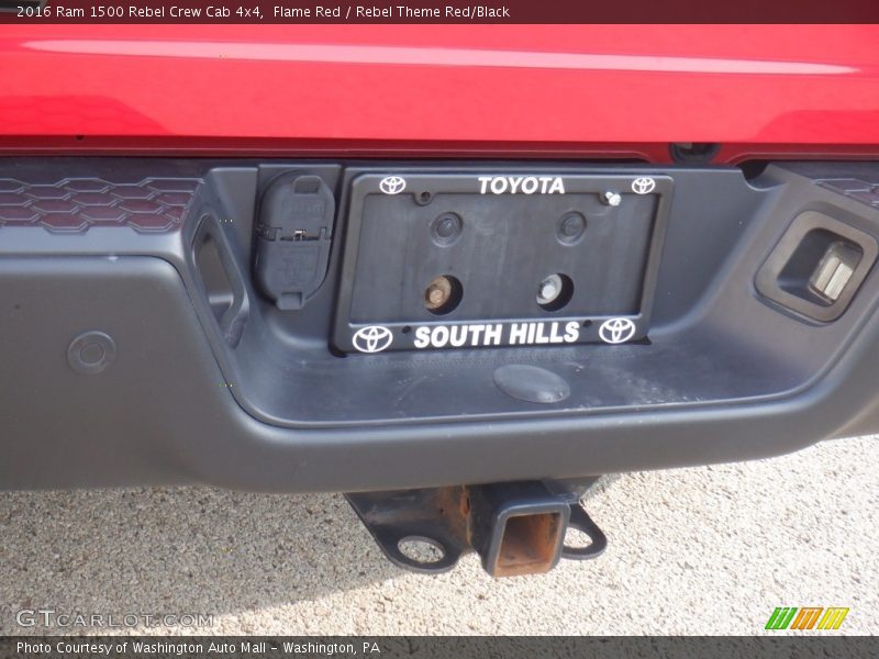 Flame Red / Rebel Theme Red/Black 2016 Ram 1500 Rebel Crew Cab 4x4