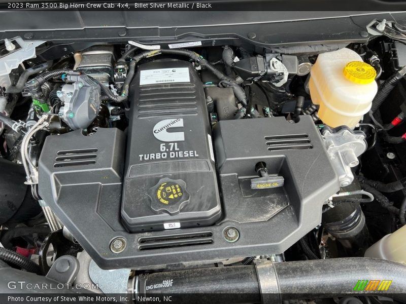 Billet Silver Metallic / Black 2023 Ram 3500 Big Horn Crew Cab 4x4