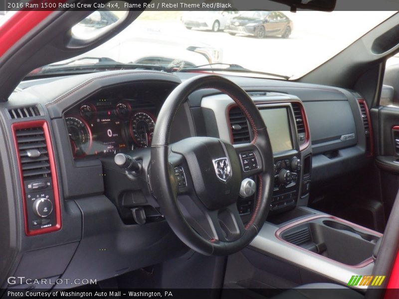 Flame Red / Rebel Theme Red/Black 2016 Ram 1500 Rebel Crew Cab 4x4