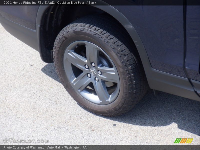 Obsidian Blue Pearl / Black 2021 Honda Ridgeline RTL-E AWD