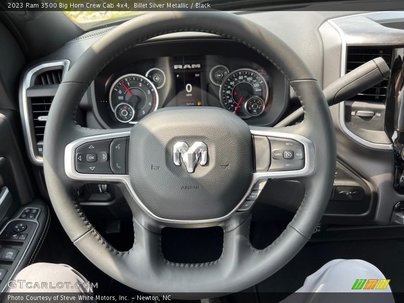 Billet Silver Metallic / Black 2023 Ram 3500 Big Horn Crew Cab 4x4