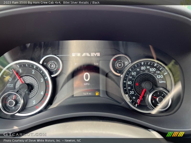 Billet Silver Metallic / Black 2023 Ram 3500 Big Horn Crew Cab 4x4