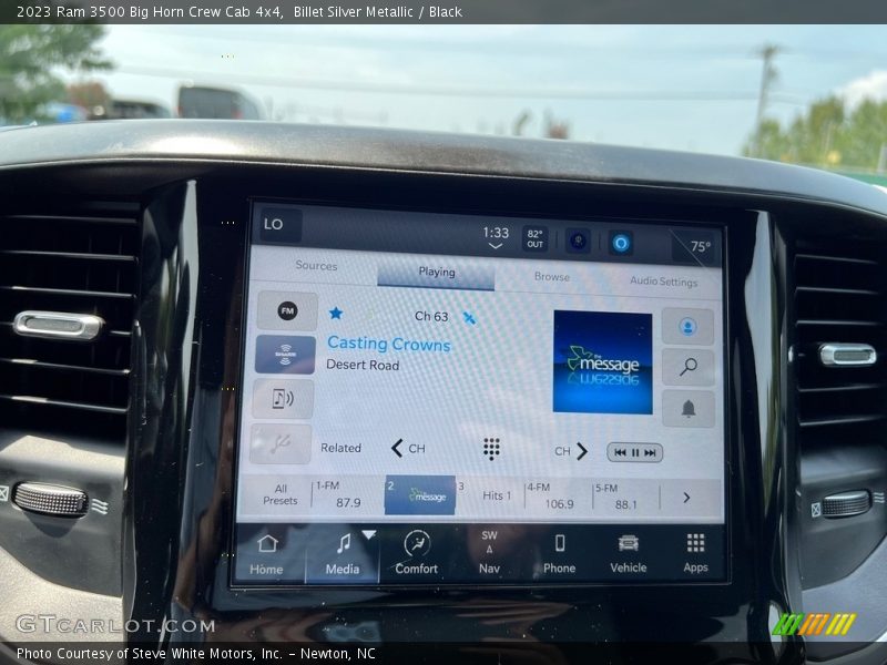 Billet Silver Metallic / Black 2023 Ram 3500 Big Horn Crew Cab 4x4