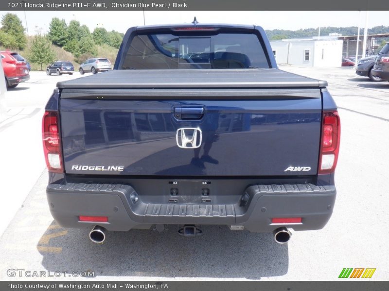 Obsidian Blue Pearl / Black 2021 Honda Ridgeline RTL-E AWD