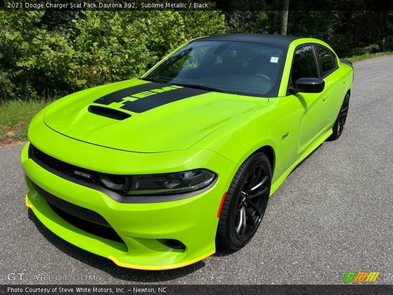 Sublime Metallic / Black 2023 Dodge Charger Scat Pack Daytona 392