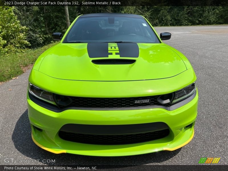 Sublime Metallic / Black 2023 Dodge Charger Scat Pack Daytona 392