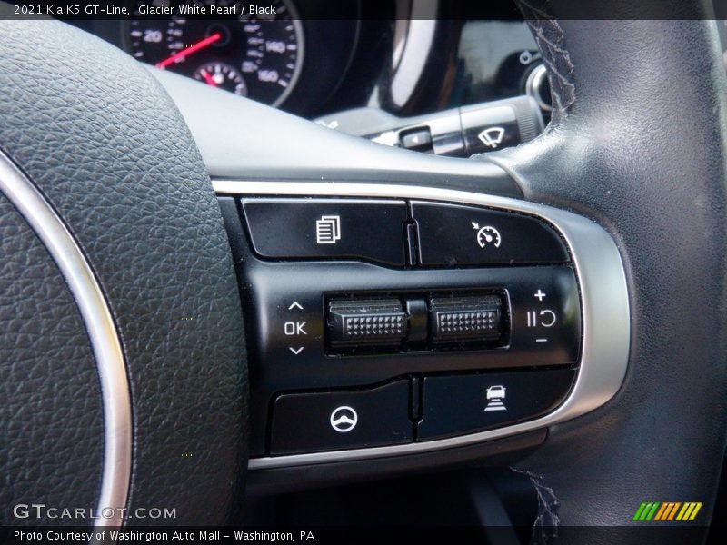 Glacier White Pearl / Black 2021 Kia K5 GT-Line