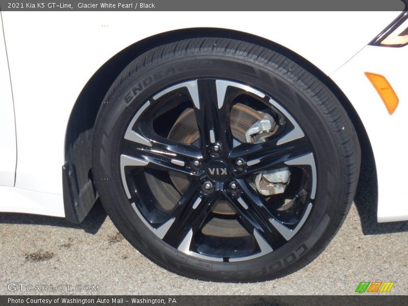 Glacier White Pearl / Black 2021 Kia K5 GT-Line