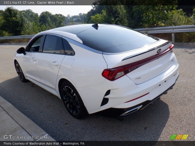 Glacier White Pearl / Black 2021 Kia K5 GT-Line