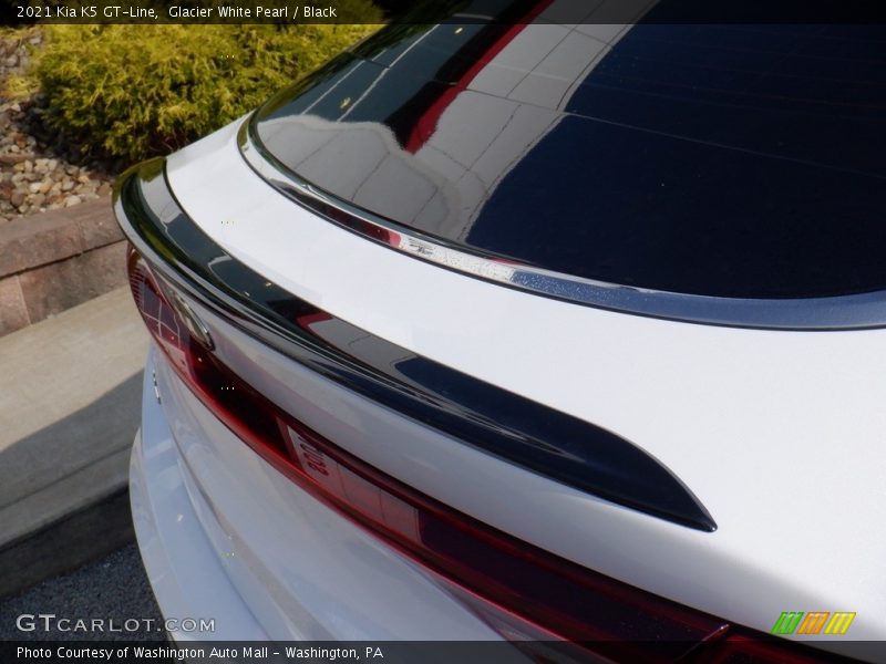Glacier White Pearl / Black 2021 Kia K5 GT-Line