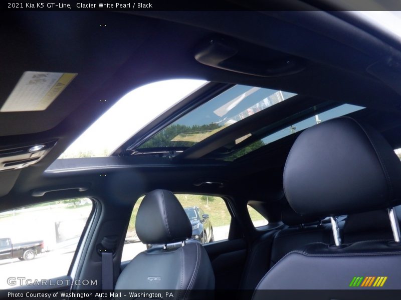 Glacier White Pearl / Black 2021 Kia K5 GT-Line