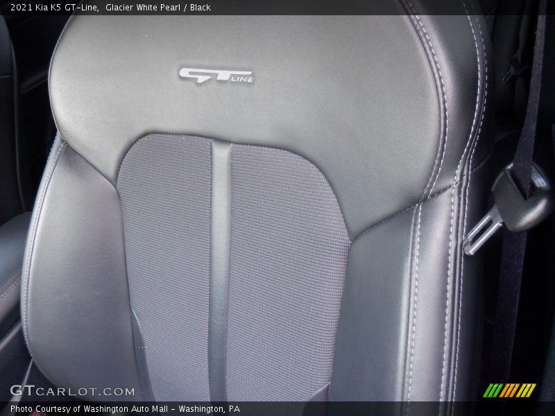 Glacier White Pearl / Black 2021 Kia K5 GT-Line